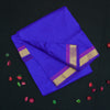 10-Yard Kanchipuram Silk Saree in Blue Color - Madisar - Vivaaha Silks & Sarees