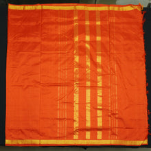 Load image into Gallery viewer, Orange 9yard Kanchipuram Silk  Madisar Saree
