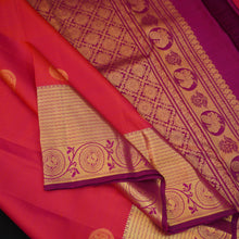 Load image into Gallery viewer, Tomato Red Kanchipuram Silk Saree
