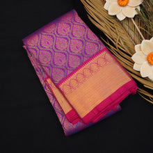 Load image into Gallery viewer, Purple Bridal Kanchipuram Silk Saree

