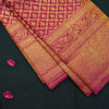 Rani Pink Kanchipuram Silk Saree Self Jacquard - Vivaaha Silks & Sarees