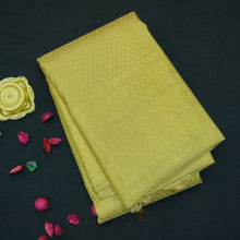 Load image into Gallery viewer, Sandal Gold Kanchipuram Silk Saree Wedding Silk Saree
