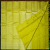 Lemon Green Kanchipuram Silk Saree Self Jacquard - Vivaaha Silks & Sarees