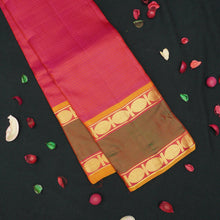 Load image into Gallery viewer, Tomato Red with Traditional Retta Pettu Border Light Weight Kanchipuram Silk Saree
