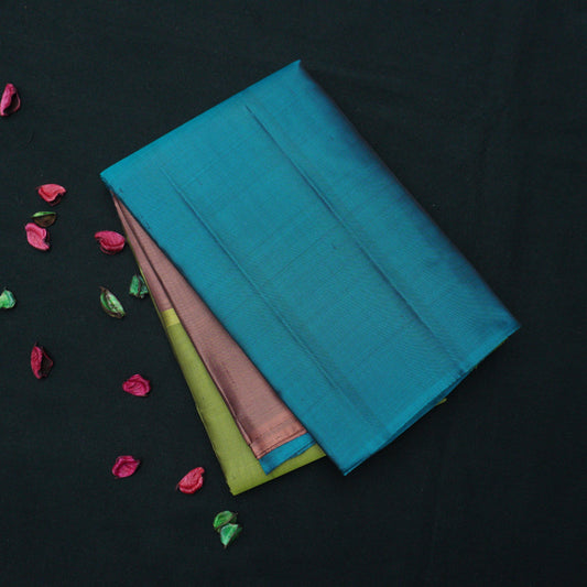 Onion Pink-Pastel Green-Anandha Mubbagam Kanchipuram Silk Saree - Vivaaha Silks & Sarees