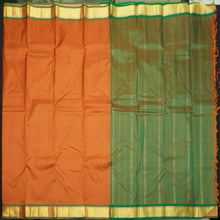 Load image into Gallery viewer, Honey Orange Shade Kanchipuram Silk Sari
