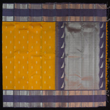 Load image into Gallery viewer, Mustard Yellow Kanchipuram Silk Saree from Vivaaha Silks Limited Edition
