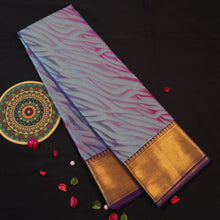 Load image into Gallery viewer, Trending harmonious stripes Designer Kanchipuram Silk Saree
