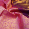 Exquisite Pink and Purple Border Bridal Kanchipuram Handloom Silk Saree - Vivaaha Silks - Vivaaha Silks & Sarees