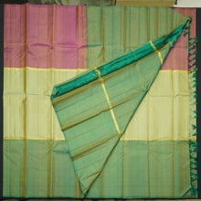 Load image into Gallery viewer, Pastel Mint Green Mubbagam Kanjivaram Handloom Silk Saree
