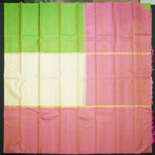Load image into Gallery viewer, Tri-Color Mubbagam Kanjivaram Silk Saree
