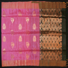 Load image into Gallery viewer, Blush Pink Kanchipuram Soft Silk Saree
