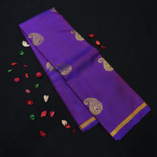 Load image into Gallery viewer, purple kanchipurma silk saree

