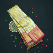 Load image into Gallery viewer, Multi color Exclusive Bridal Kanchipuram Silk Saree
