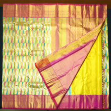 Load image into Gallery viewer, Multi color Exclusive Bridal Kanchipuram Silk Saree
