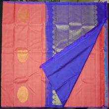 Load image into Gallery viewer, Baby Pink Borderless Kanchipuram Silk Saree
