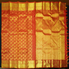 Load image into Gallery viewer, Chili Red Kanchipuram Bridal Silk Saree
